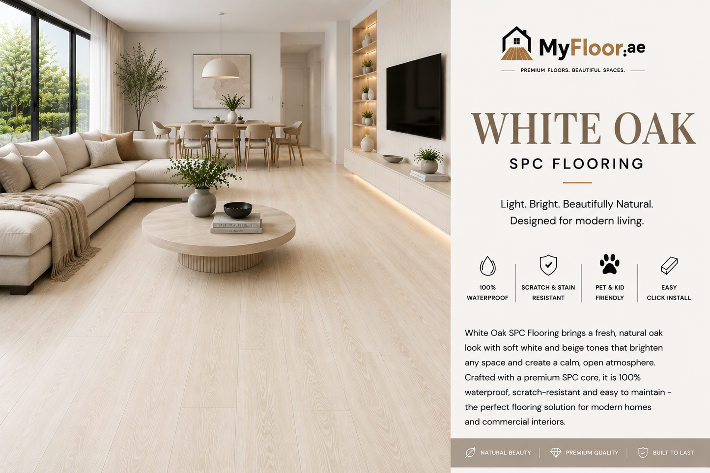 White Oak SPC Flooring