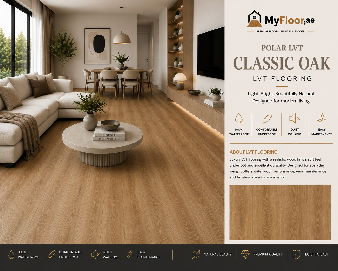 Classic Oak LVT Flooring