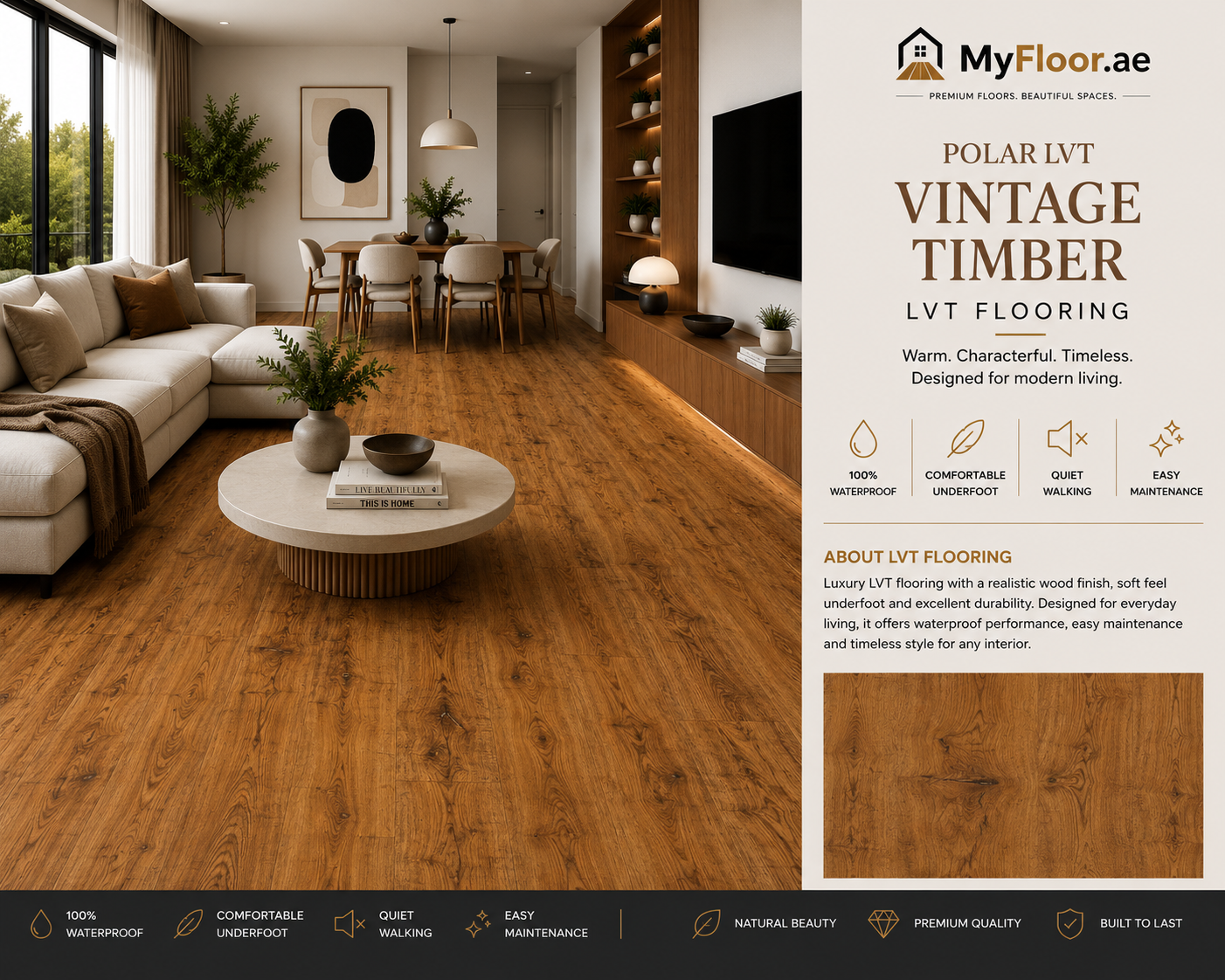 Vintage Timber LVT Flooring