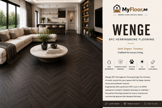 Wenge SPC Herringbone Flooring