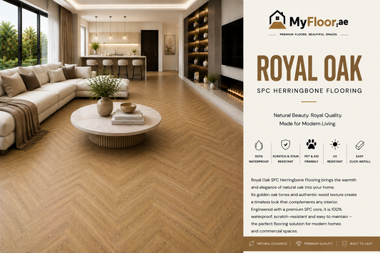 Royal Oak SPC Herringbone Flooring