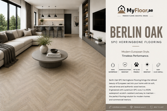 Berlin Oak SPC Herringbone Flooring