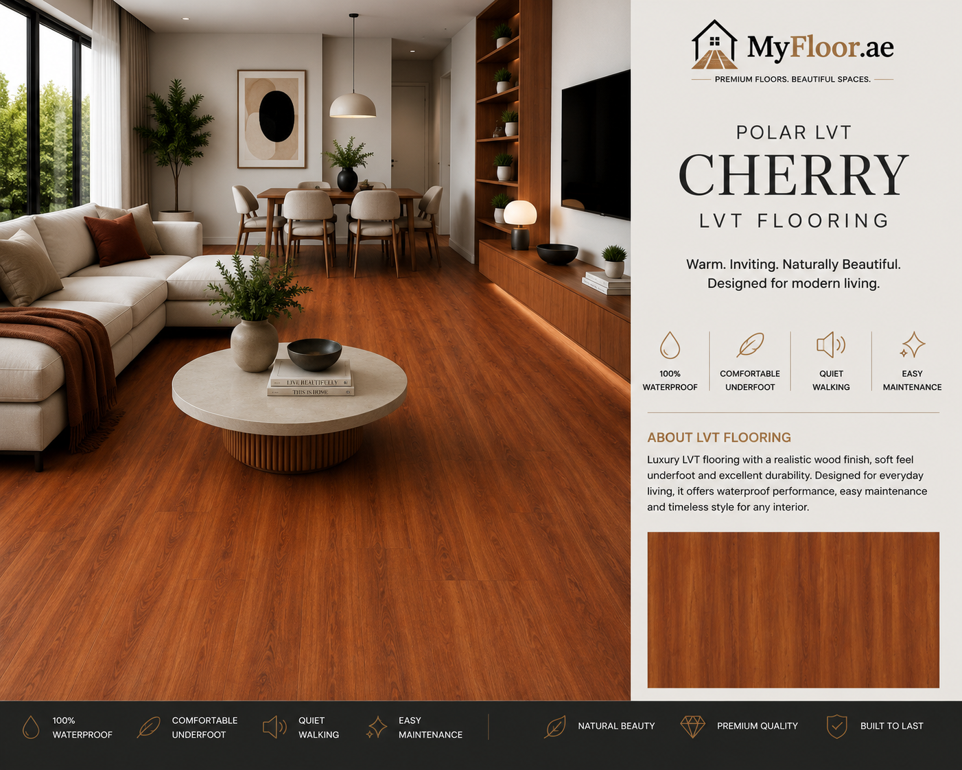 Cherry LVT Flooring