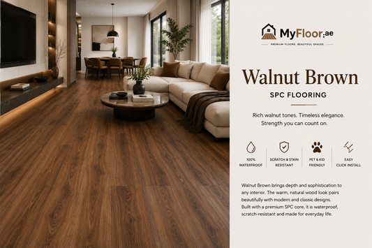 Walnut Brown SPC Flooring